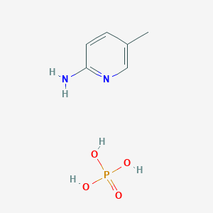 Phosphoric acid--5-methylpyridin-2-amine (1/1)