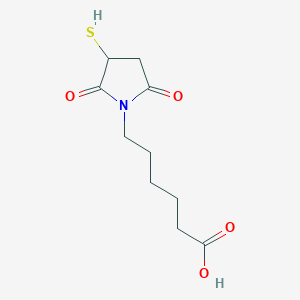 6-(2,5-Dioxo-3-sulfanylpyrrolidin-1-YL)hexanoic acid