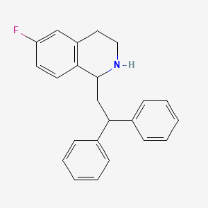 1-(2,2-Diphenylethyl)-6-fluoro-1,2,3,4-tetrahydroisoquinoline