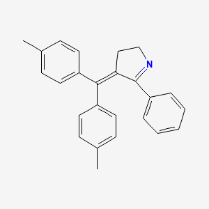 4-[Bis(4-methylphenyl)methylidene]-5-phenyl-3,4-dihydro-2H-pyrrole