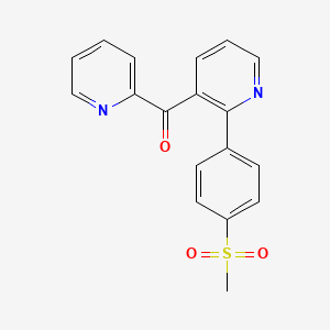 Methanone, [2-[4-(methylsulfonyl)phenyl]-3-pyridinyl]-2-pyridinyl-