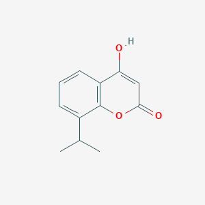 4-Hydroxy-8-(propan-2-yl)-2H-1-benzopyran-2-one