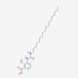 2-Hydroxy-3-[(octadecylcarbamoyl)amino]benzoic acid