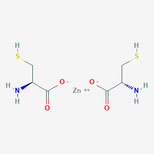 molecular formula C6H12N2O4S2Zn B1253734 Zinc Cysteinate 