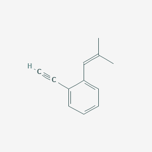 molecular formula C12H12 B12537351 1-Ethynyl-2-(2-methylprop-1-en-1-yl)benzene CAS No. 819871-78-8