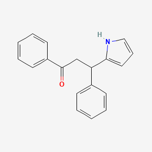 1,3-Diphenyl-3-(1H-pyrrol-2-yl)propan-1-one