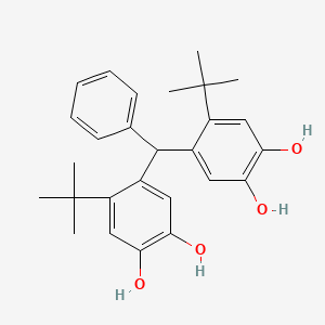 4,4'-(Phenylmethylene)bis(5-tert-butylbenzene-1,2-diol)