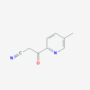 3-(5-Methylpyridin-2-YL)-3-oxopropanenitrile