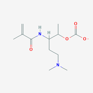 [5-(Dimethylamino)-3-(2-methylprop-2-enoylamino)pentan-2-yl] carbonate