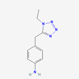 4-[(1-Ethyl-1H-tetrazol-5-yl)methyl]aniline