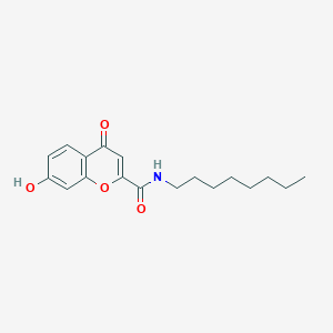 7-Hydroxy-N-octyl-4-oxo-4H-1-benzopyran-2-carboxamide