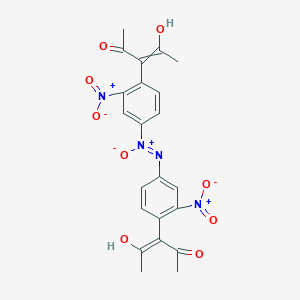 [4-(2-hydroxy-4-oxopent-2-en-3-yl)-3-nitrophenyl]-[4-[(E)-2-hydroxy-4-oxopent-2-en-3-yl]-3-nitrophenyl]imino-oxidoazanium