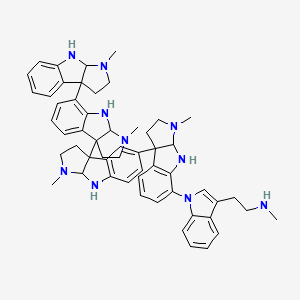 molecular formula C55H62N10 B1253754 Psychopentamine 