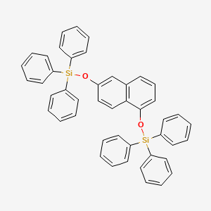 [Naphthalene-1,6-diylbis(oxy)]bis(triphenylsilane)