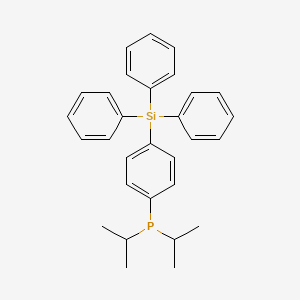 Phosphine, bis(1-methylethyl)[4-(triphenylsilyl)phenyl]-