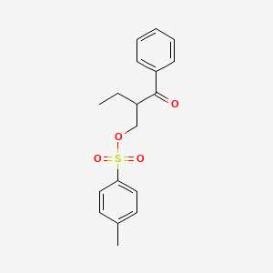 2-Benzoylbutyl 4-methylbenzene-1-sulfonate