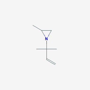 2-Methyl-1-(2-methylbut-3-en-2-yl)aziridine