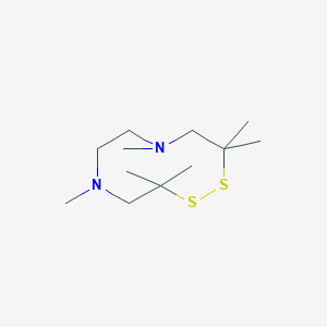 3,3,5,8,10,10-Hexamethyl-1,2,5,8-dithiadiazecane