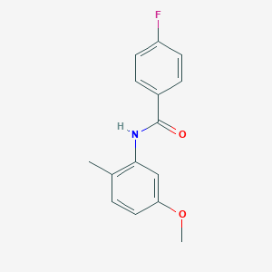 4-fluoro-N-(5-methoxy-2-methylphenyl)benzamide