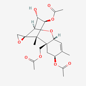 molecular formula C21H28O9 B1253764 8-Acetylneosolaniol CAS No. 65041-92-1