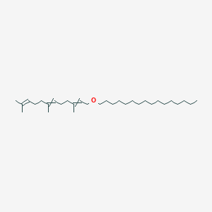 1-[(3,7,11-Trimethyldodeca-2,6,10-trien-1-YL)oxy]hexadecane