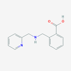 2-({[(Pyridin-2-yl)methyl]amino}methyl)benzoic acid