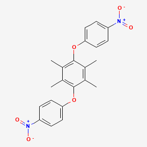 1,1'-[(2,3,5,6-Tetramethyl-1,4-phenylene)bis(oxy)]bis(4-nitrobenzene)