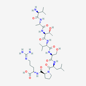 L-Valyl-L-alanyl-L-threonyl-L-valyl-L-seryl-L-leucyl-L-prolyl-N~5~-(diaminomethylidene)-L-ornithine