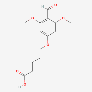 5-(4-Formyl-3,5-dimethoxyphenoxy)pentanoic acid