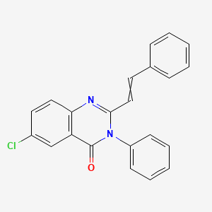 6-Chloro-3-phenyl-2-(2-phenylethenyl)quinazolin-4(3H)-one