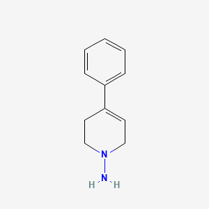 molecular formula C11H14N2 B1253778 4-phenyl-3,6-dihydropyridin-1(2H)-amine CAS No. 217958-09-3