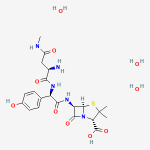 molecular formula C21H33N5O10S B1253792 Aspoxicillin Trihydrate CAS No. 117774-38-6
