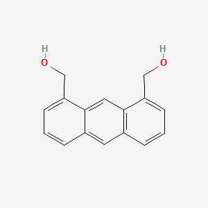 molecular formula C16H14O2 B1253794 1,8-Bis(hydroxymethyl)anthracene CAS No. 34824-20-9
