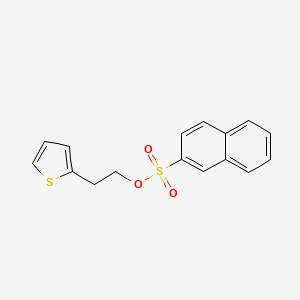 2-(Thiophen-2-yl)ethyl naphthalene-2-sulfonate