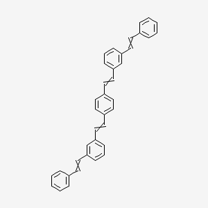 1,1'-{1,4-Phenylenebis[(ethene-2,1-diyl)-3,1-phenyleneethene-2,1-diyl]}dibenzene