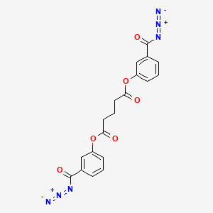 Bis[3-(azidocarbonyl)phenyl] pentanedioate