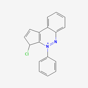 3-Chloro-4-phenyl-3H-cyclopenta[c]cinnolin-4-ium