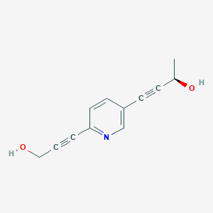 3-Butyn-2-ol, 4-[6-(3-hydroxy-1-propynyl)-3-pyridinyl]-, (2R)-