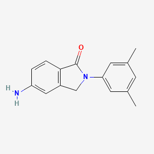 1H-Isoindol-1-one, 5-amino-2-(3,5-dimethylphenyl)-2,3-dihydro-