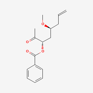 7-Octen-2-one, 3-(benzoyloxy)-5-methoxy-, (3S,5S)-