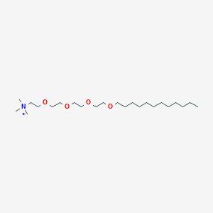 N,N,N-Trimethyl-3,6,9,12-tetraoxatetracosan-1-aminium