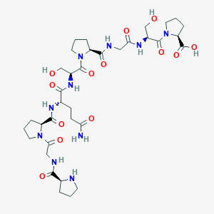 L-Prolylglycyl-L-prolyl-L-glutaminyl-L-seryl-L-prolylglycyl-L-seryl-L-proline