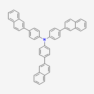 4-(Naphthalen-2-yl)-N,N-bis[4-(naphthalen-2-yl)phenyl]aniline