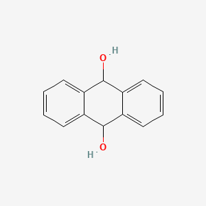 molecular formula C14H12O2 B1253839 9,10-Dihydroanthracene-9,10-diol CAS No. 58343-58-1
