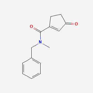 N-Benzyl-N-methyl-3-oxocyclopent-1-ene-1-carboxamide