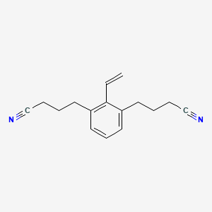 4,4'-(2-Ethenyl-1,3-phenylene)dibutanenitrile