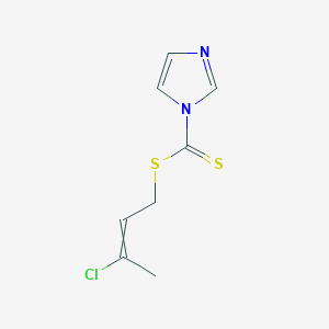 3-Chlorobut-2-en-1-yl 1H-imidazole-1-carbodithioate