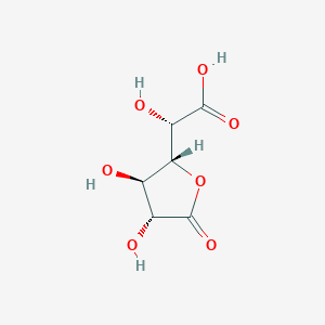 molecular formula C6H8O7 B1253861 D-galactaro-1,4-lactone 