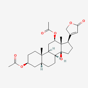 molecular formula C27H38O7 B1253867 Digoxigenin 3,12-diacetate 