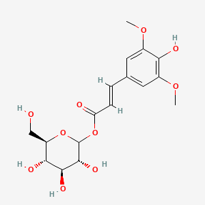 molecular formula C17H22O10 B1253868 芥子酸 D-葡萄糖苷 